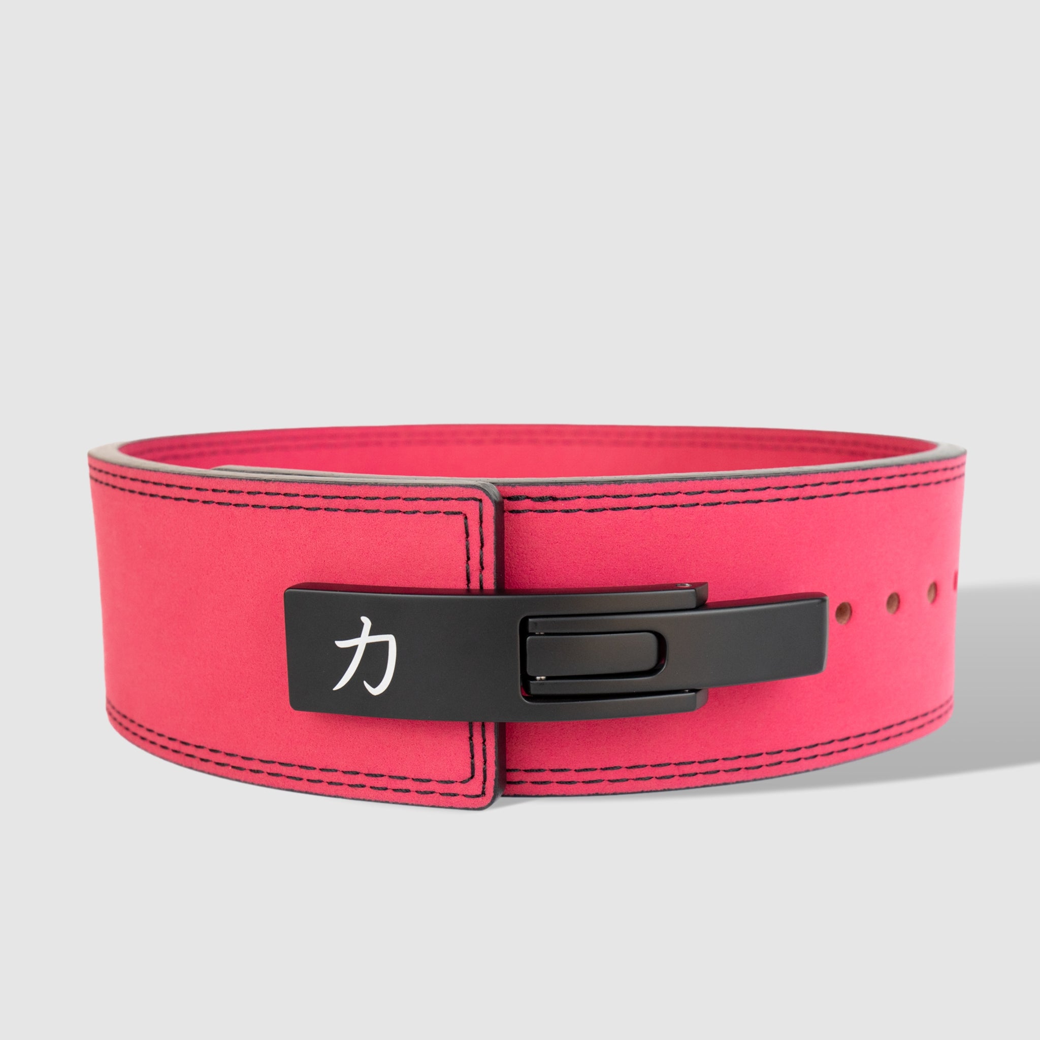 strength-shop-lever-kdk-g-rtel-10mm-pink-schwarz-ipf-bvdk-zertifiziert image 1