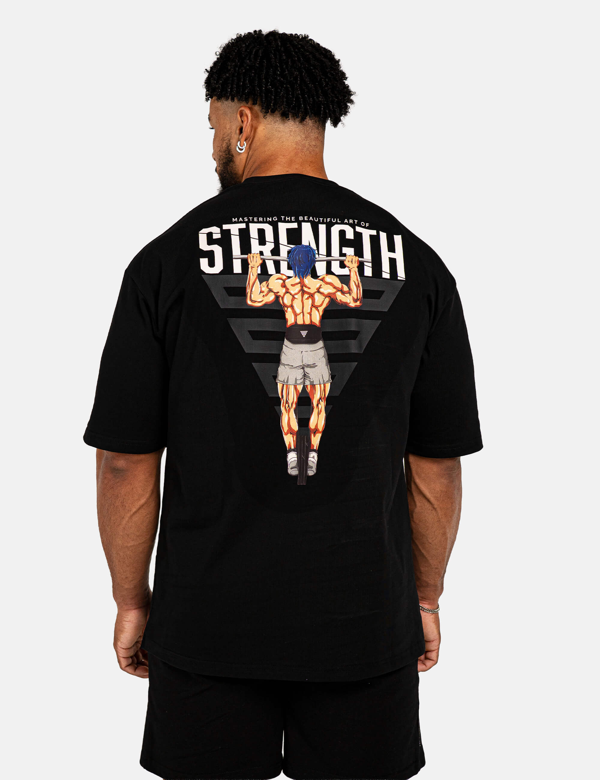 gornation-anime-oversized-t-shirt-strength-streetwear-shirt image 3
