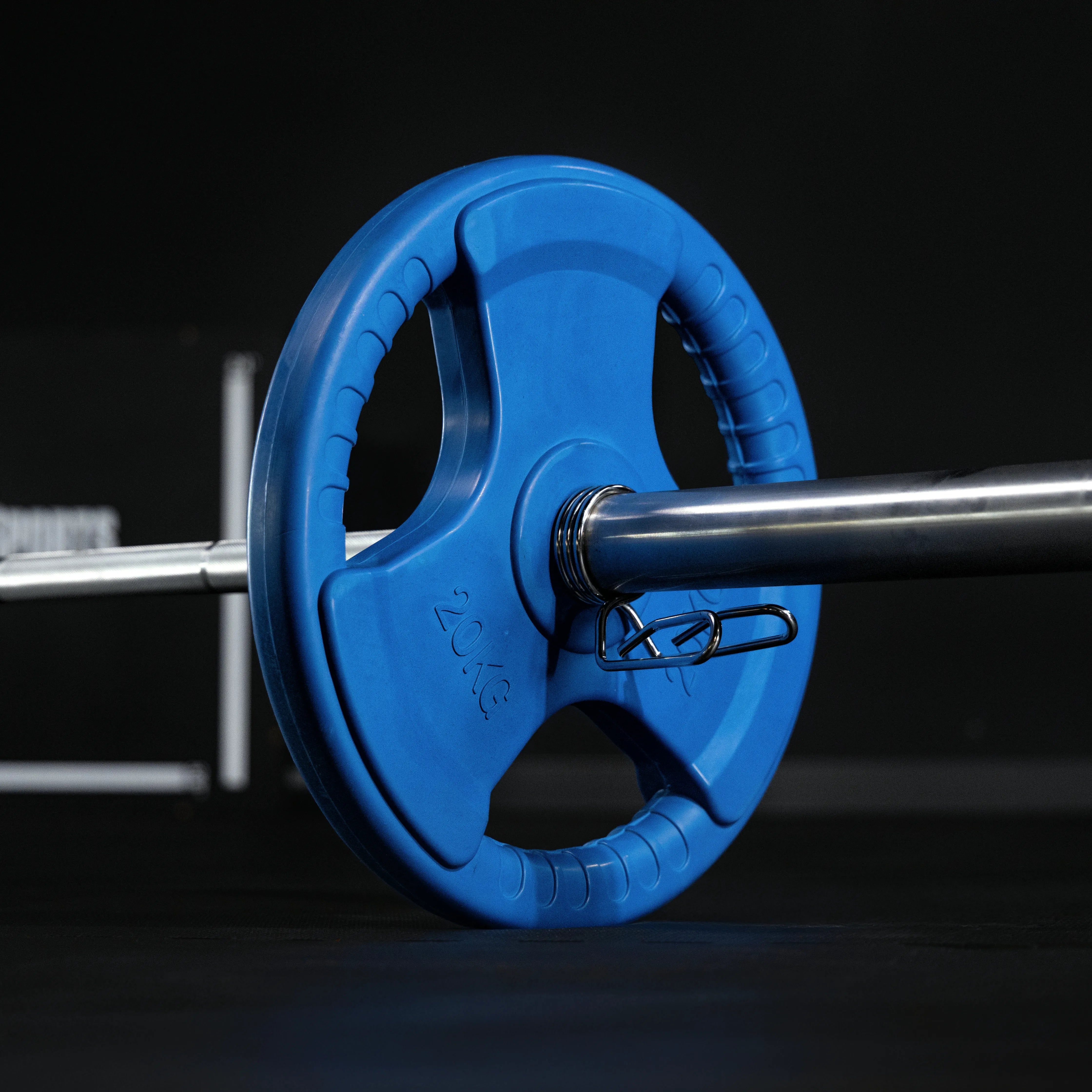 gorilla-sports-hantelscheibe-gummi-gripper-olympia-50-51-mm-1-25-bis-25-kg image 2