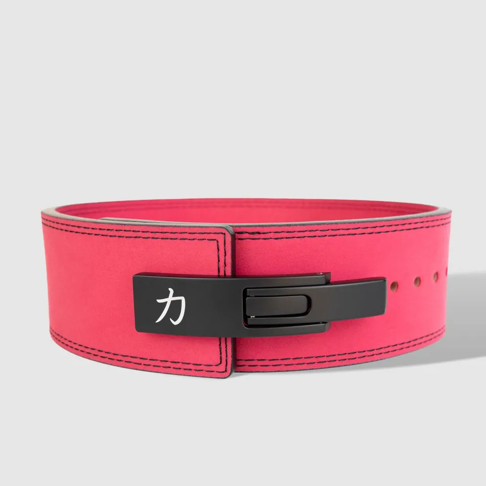 strength-shop-lever-kdk-g-rtel-10mm-pink-schwarz-ipf-bvdk-zertifiziert image 1
