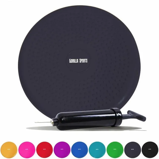 gorilla-sports-balance-kissen-rund-mit-noppen-inkl-luftpumpe image 1
