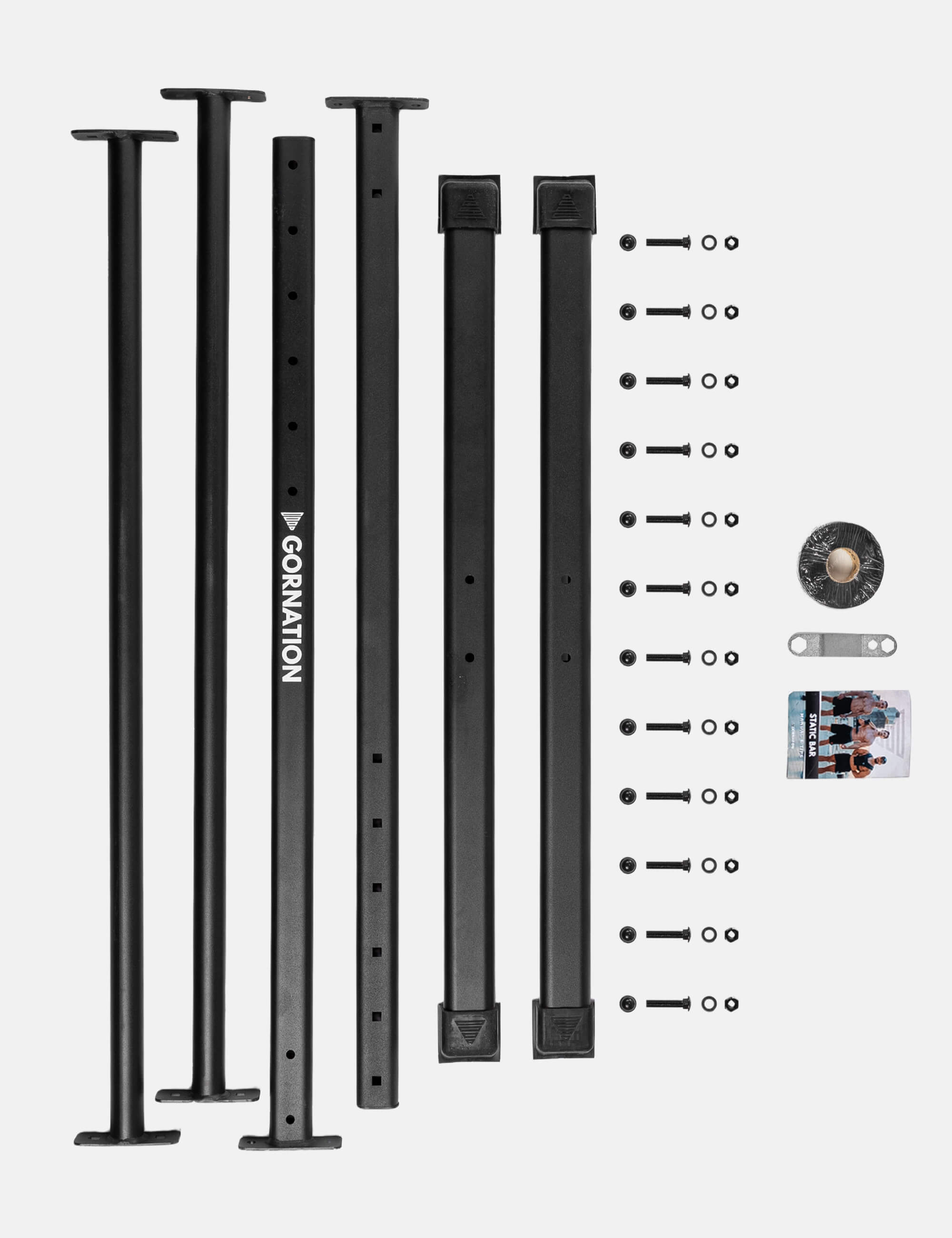 gornation-static-bar-h-henverstellbare-dip-statik-stange-mit-doppel-querstange image 4