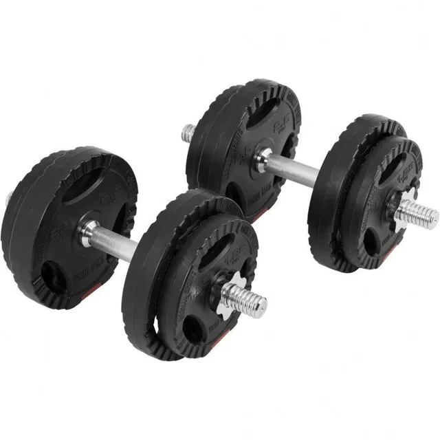 gorilla-sports-kurzhantel-set-kunststoff-gripper-20-kg-mit-sternverschl-ssen image 1