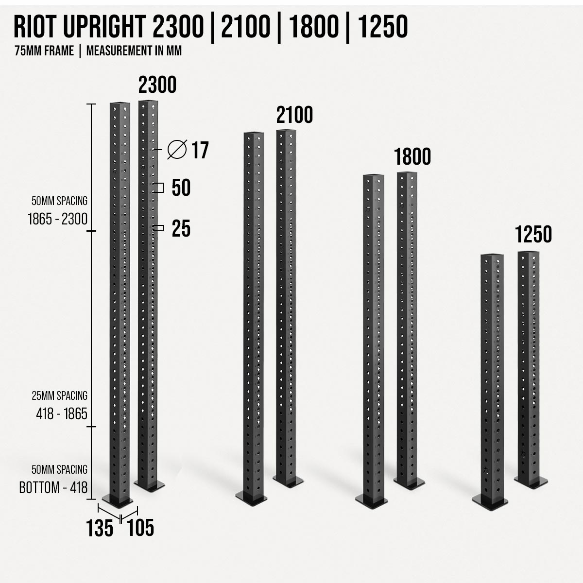 strength-shop-riot-mrr-75-pfosten-uprights-modular-rack-komponente image 4