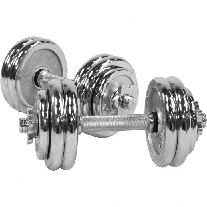 gorilla-sports-kurzhantel-set-chrom-30-kg-mit-sternverschl-ssen image 1