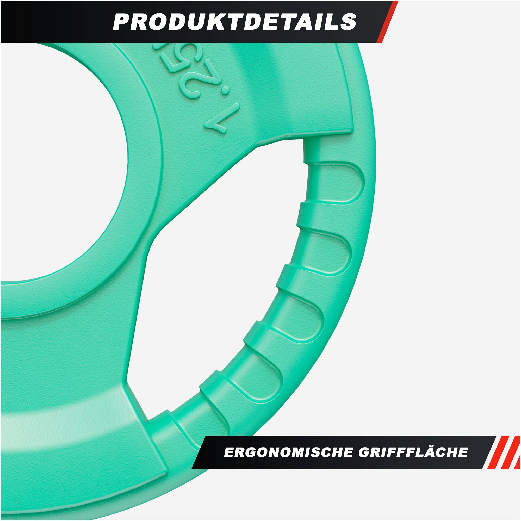 gorilla-sports-hantelscheibe-gummi-gripper-olympia-50-51-mm-1-25-bis-25-kg image 7