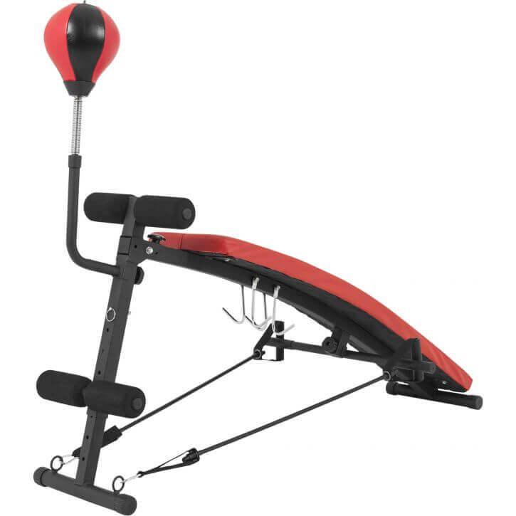 gorilla-sports-sit-up-bank-mit-punching-ball-und-widerstandsb-ndern-klappbar image 3