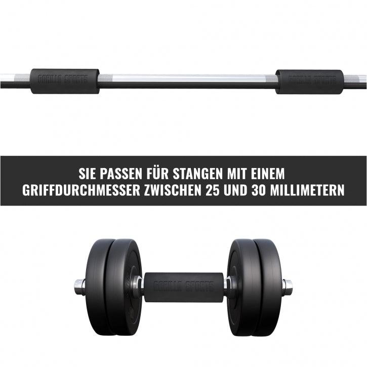 gorilla-sports-hantelgriffe-2er-set-silikon-schwarz image 4