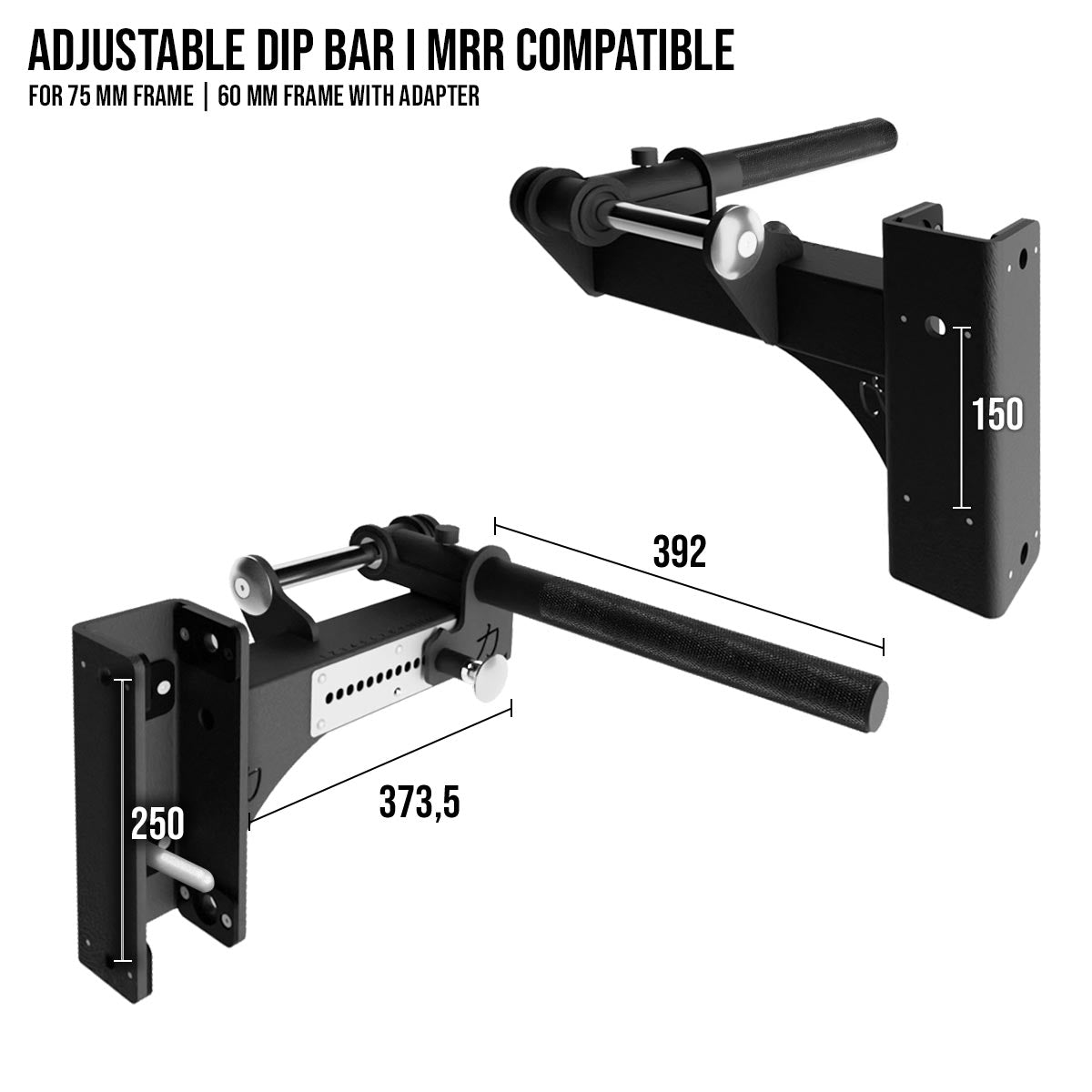 strength-shop-verstellbare-dip-barren-streetlifting-dip-aufsatz-mrr-compatible image 3