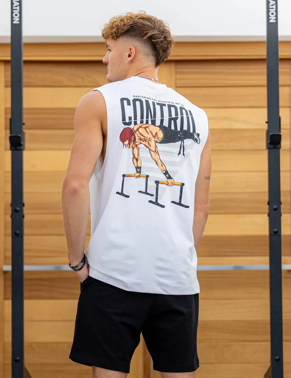 gornation-anime-oversized-tank-top-control-streetwear-tank image 1