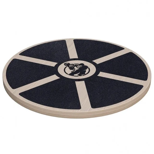 gorilla-sports-balance-board-aus-holz-wackelbrett-bis-180-kg image 1