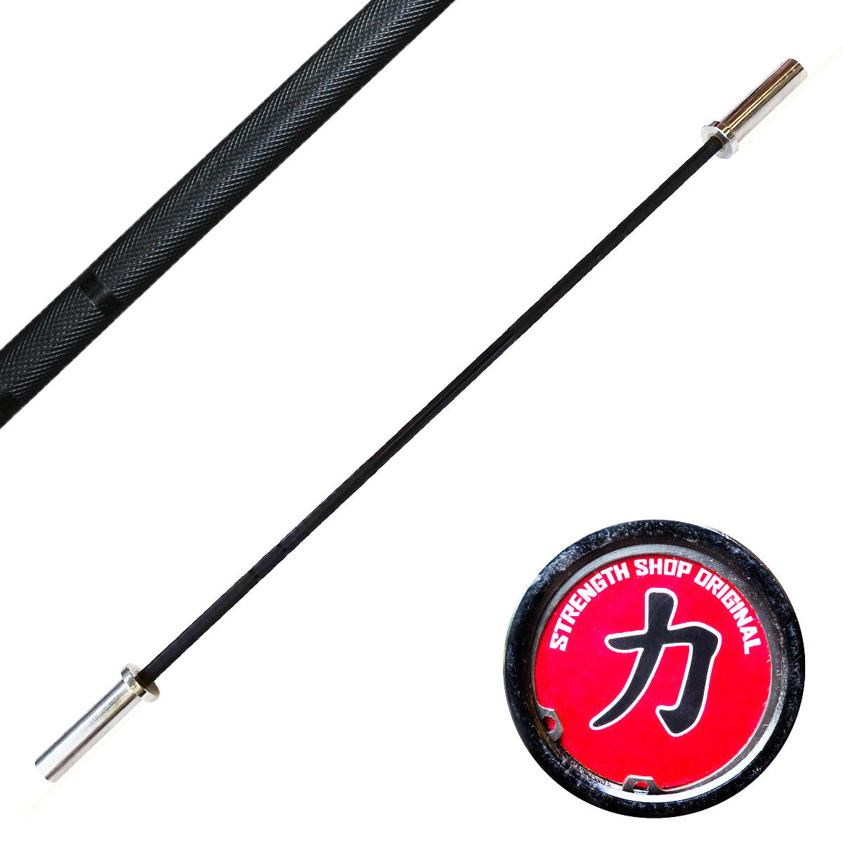 strength-shop-jugend-gewichtheberhantel-10-kg-olympia-hantelstange-169-cm-feders image 1