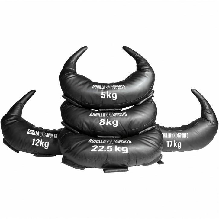 gorilla-sports-bulgarian-bag-mit-griffschlaufen-5-22-5-kg-power-bag image 1