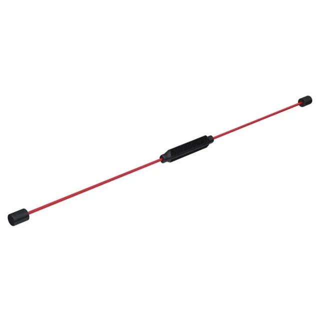 gorilla-sports-schwingstab-flexibel-160-cm-rot-schwarz image 1