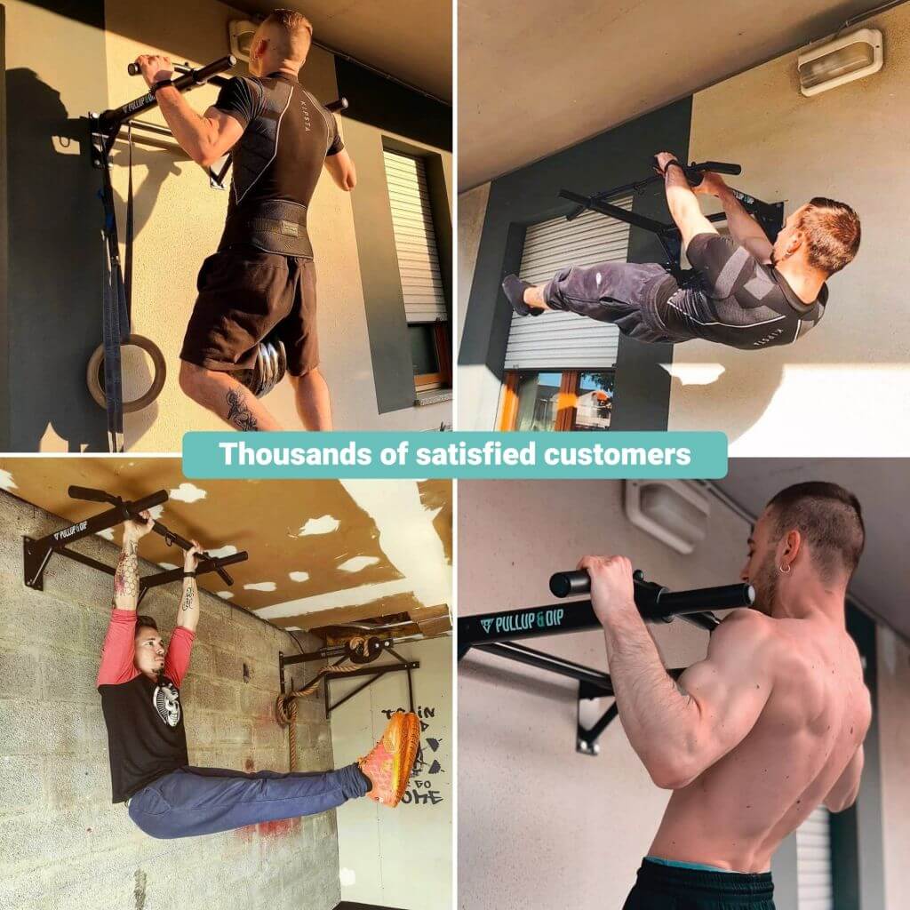 pullup-dip-klimmzugstange-wand-inkl-klimmzug-band image 7