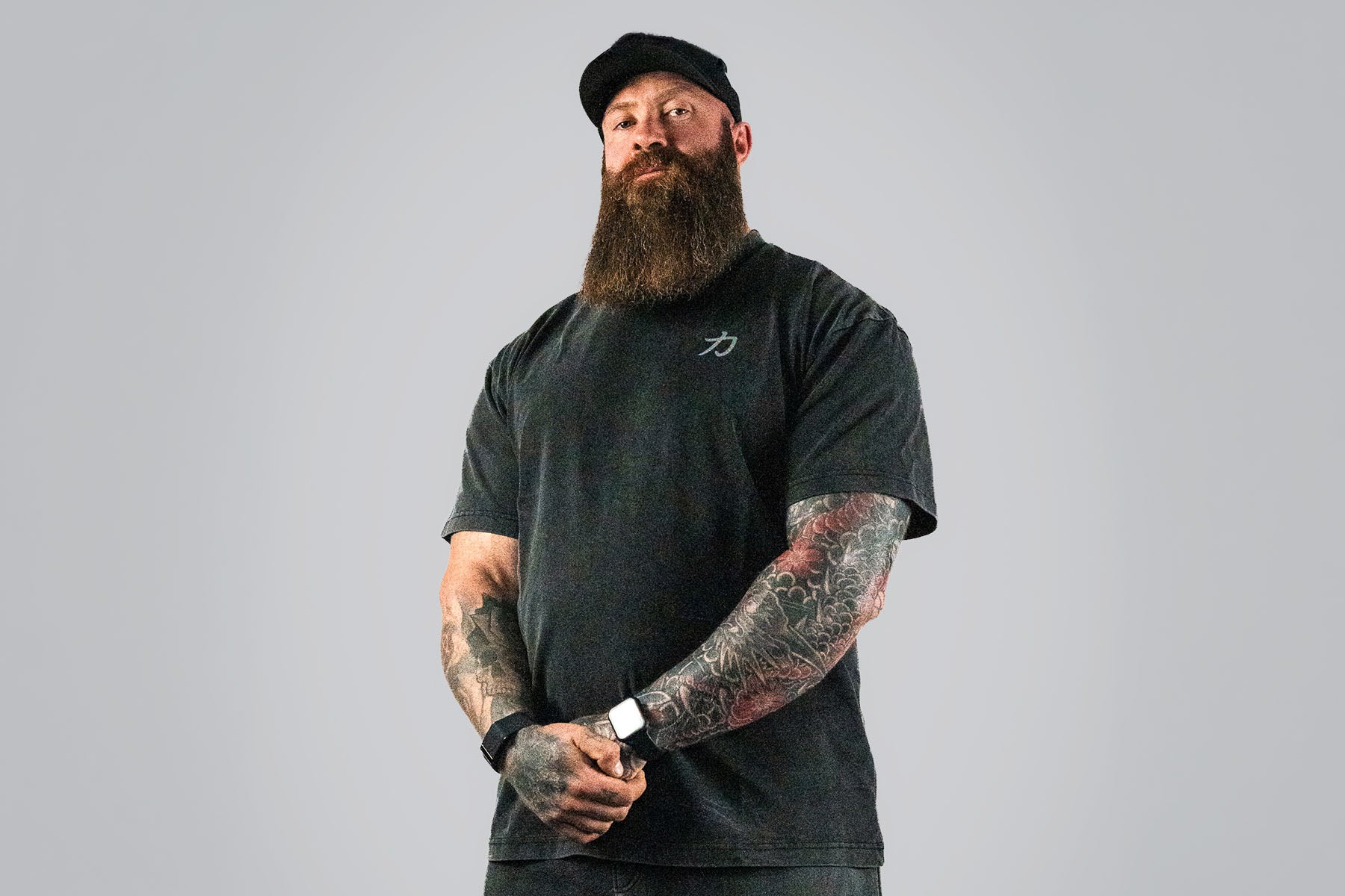 strength-shop-home-of-strength-t-shirt-stone-washed-grey-heavy-oversize image 1
