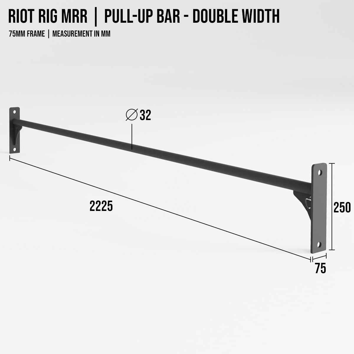 strength-shop-riot-rig-mrr-pull-up-bar-strukturelle-verbindungs-strebe image 3