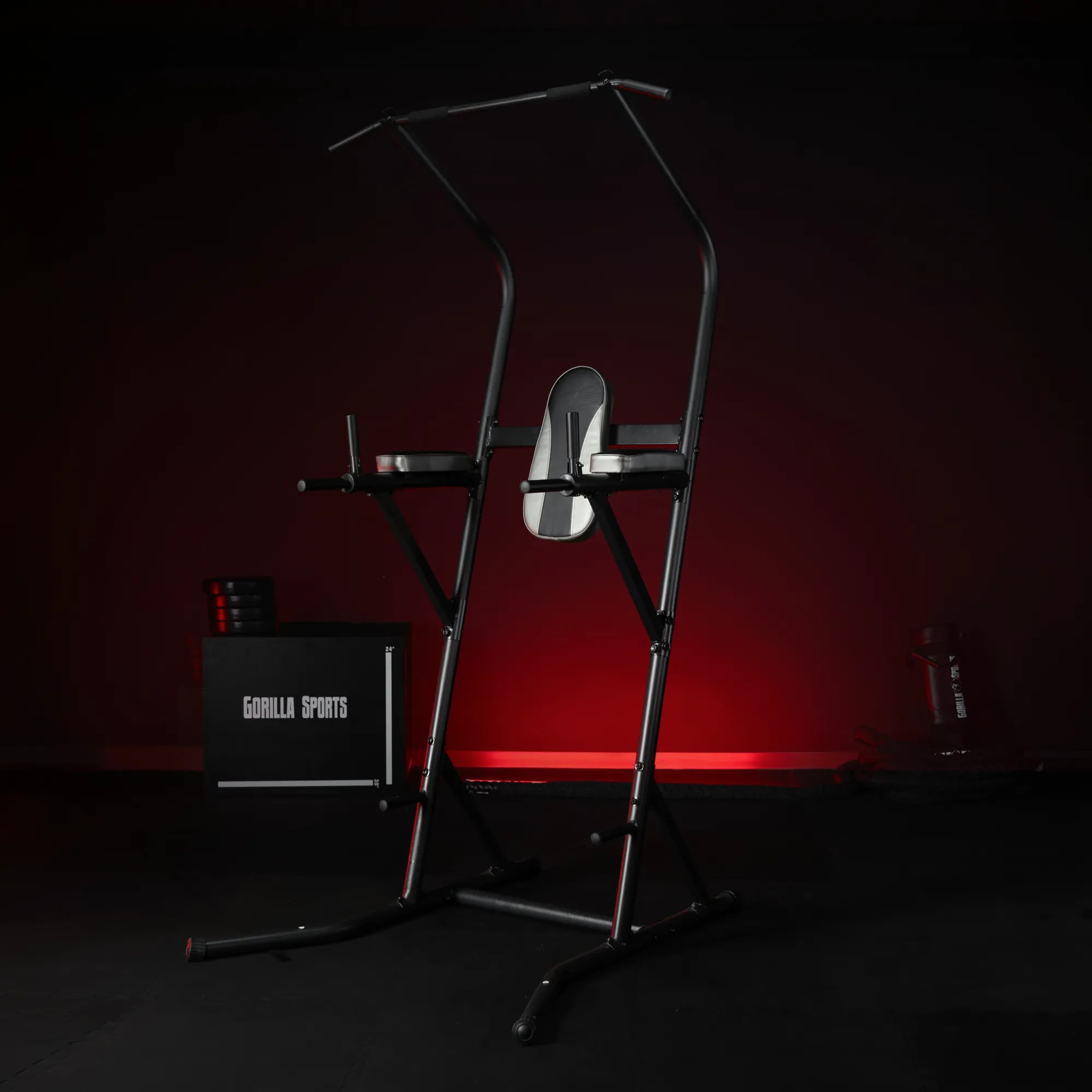gorilla-sports-power-tower-dip-station-mit-klimmzugstange image 3