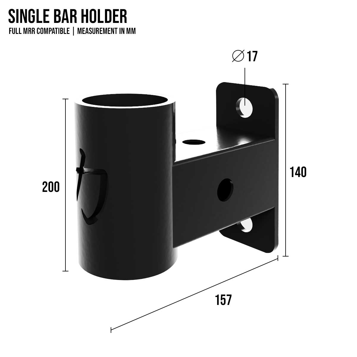 strength-shop-single-bar-holder-ablage-mrr-compatible image 2