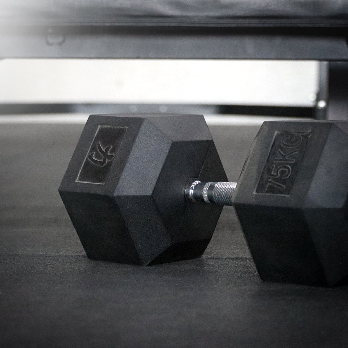 strength-shop-hexagon-kurzhantel-gummi-hex-1-100-kg-einzelhantel image 2