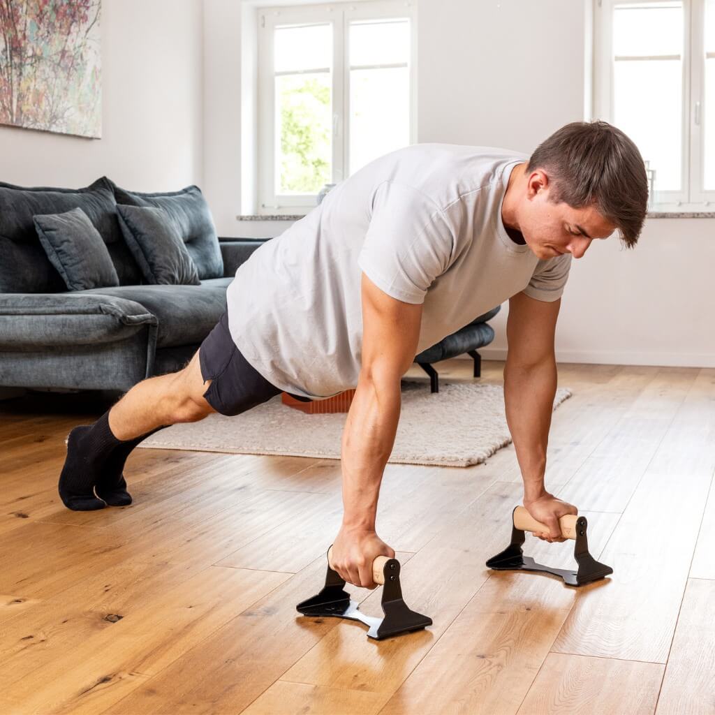 pullup-dip-calisthenics-starter-set-ringe-b-nder-parallettes image 4