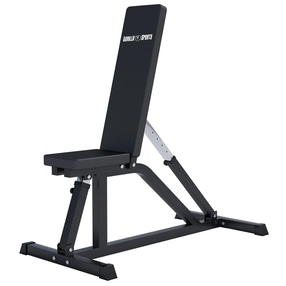 gorilla-sports-schr-gbank-verstellbar-multi-flachbank-trainingsbank image 1