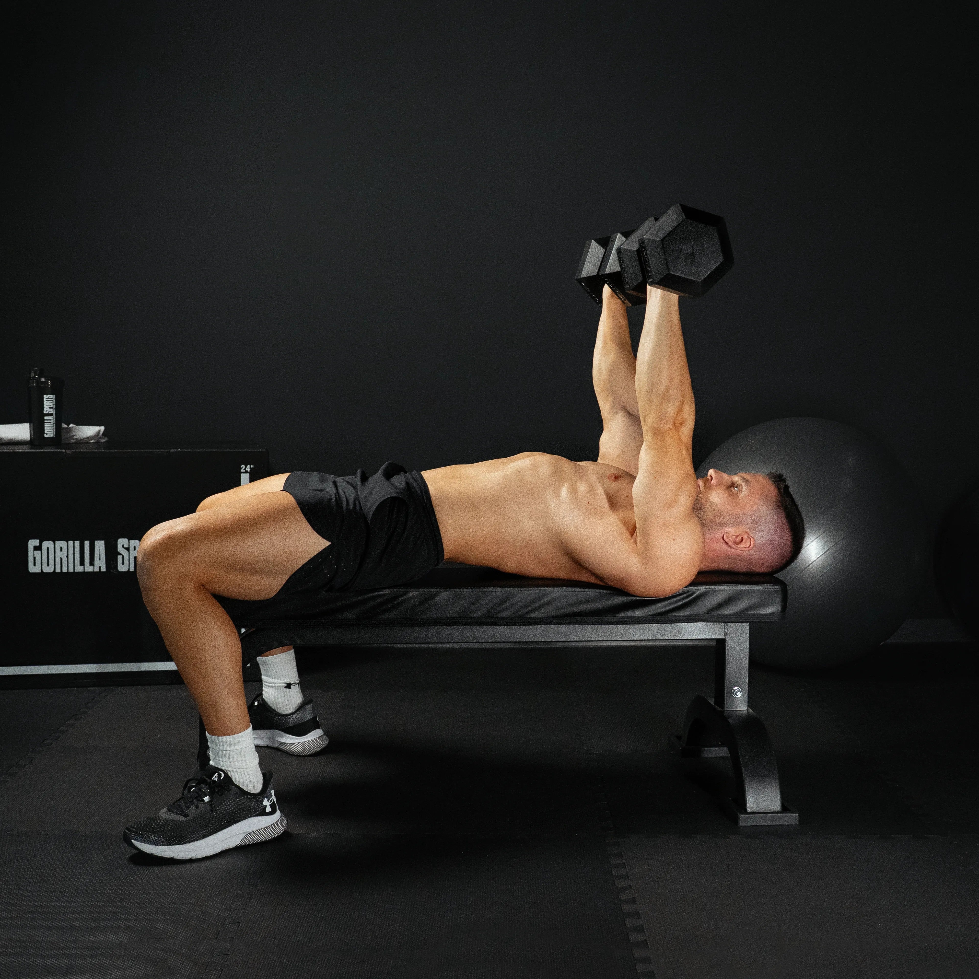 gorilla-sports-flachbank-massiv-in-schwarz-trainingsbank image 2