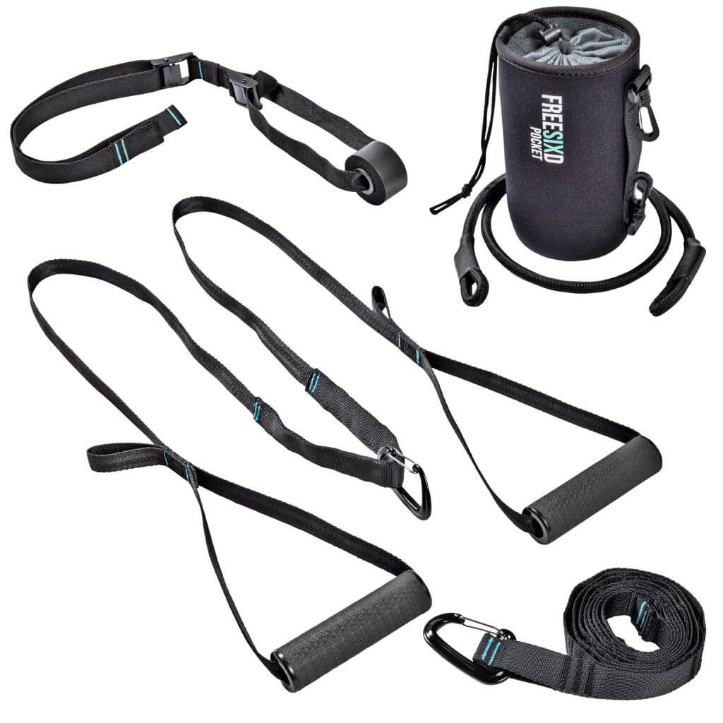 pullup-dip-freesixd-pocket-mobiler-mini-schlingentrainer-schwarz image 1