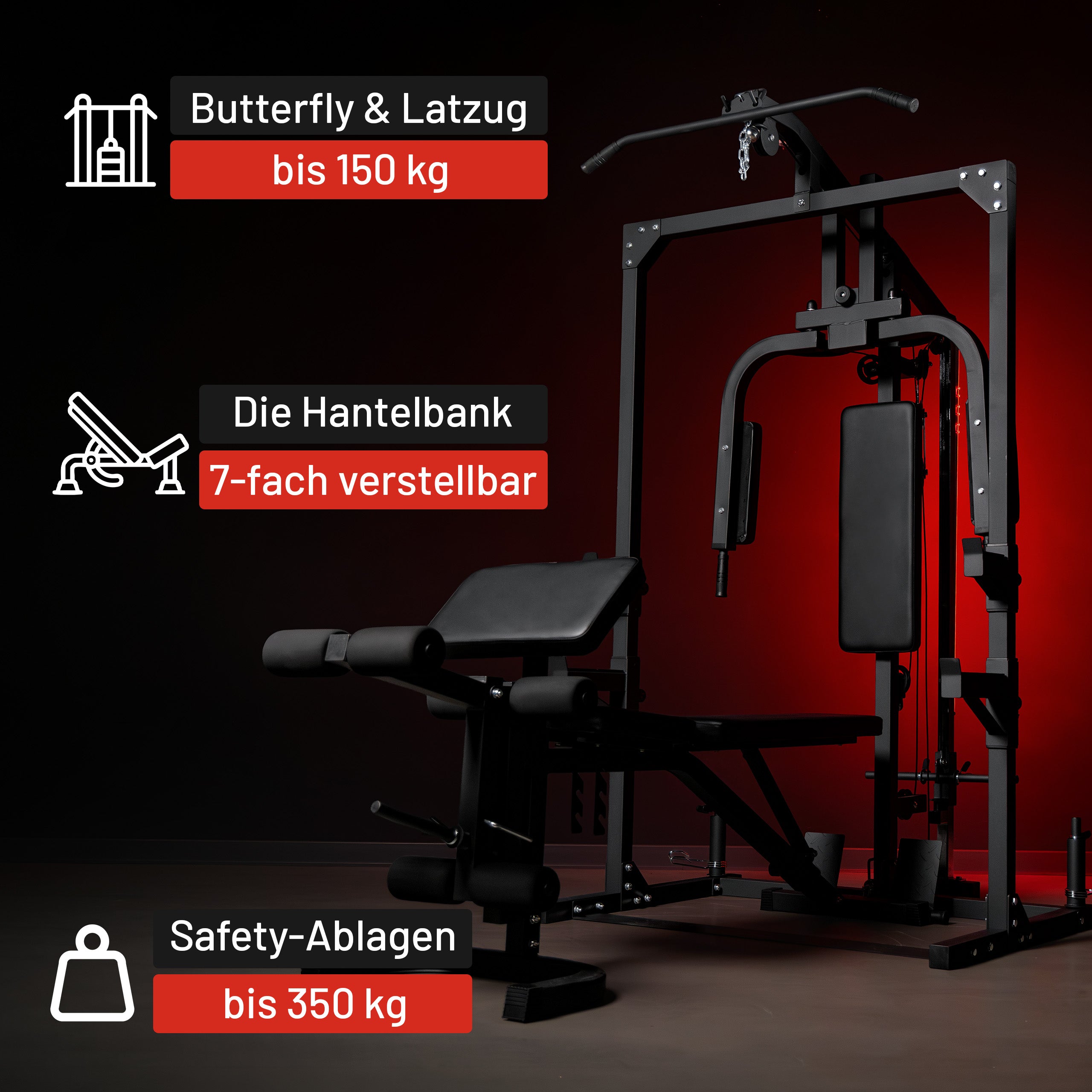 gorilla-sports-kraftstation-home-gym-inkl-hantelbank image 3