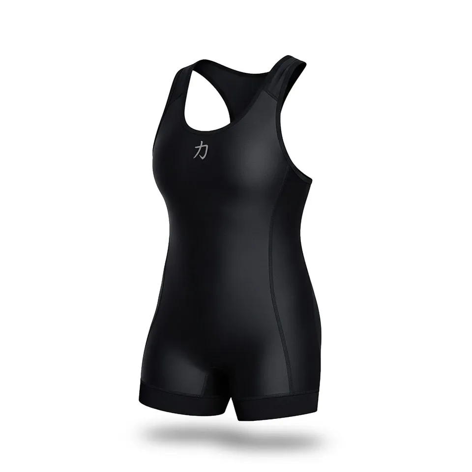 strength-shop-women-s-singlet-schwarz-mit-grauem-logo-ipf-approved-trikot image 1